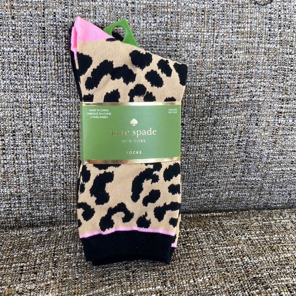 Kate Spade Crew Socks 3 Pack